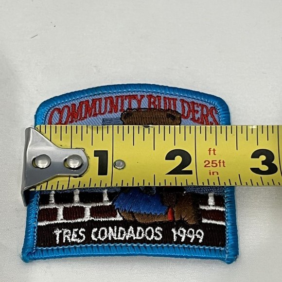 Vintage 1999 Girl Scout Patch Badge Community Builders Bear Tres Condados - Picture 6 of 7